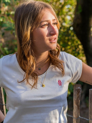 T-Shirt Femme Cigale Fuchsia - Fabriqué en Provence - Sudist 