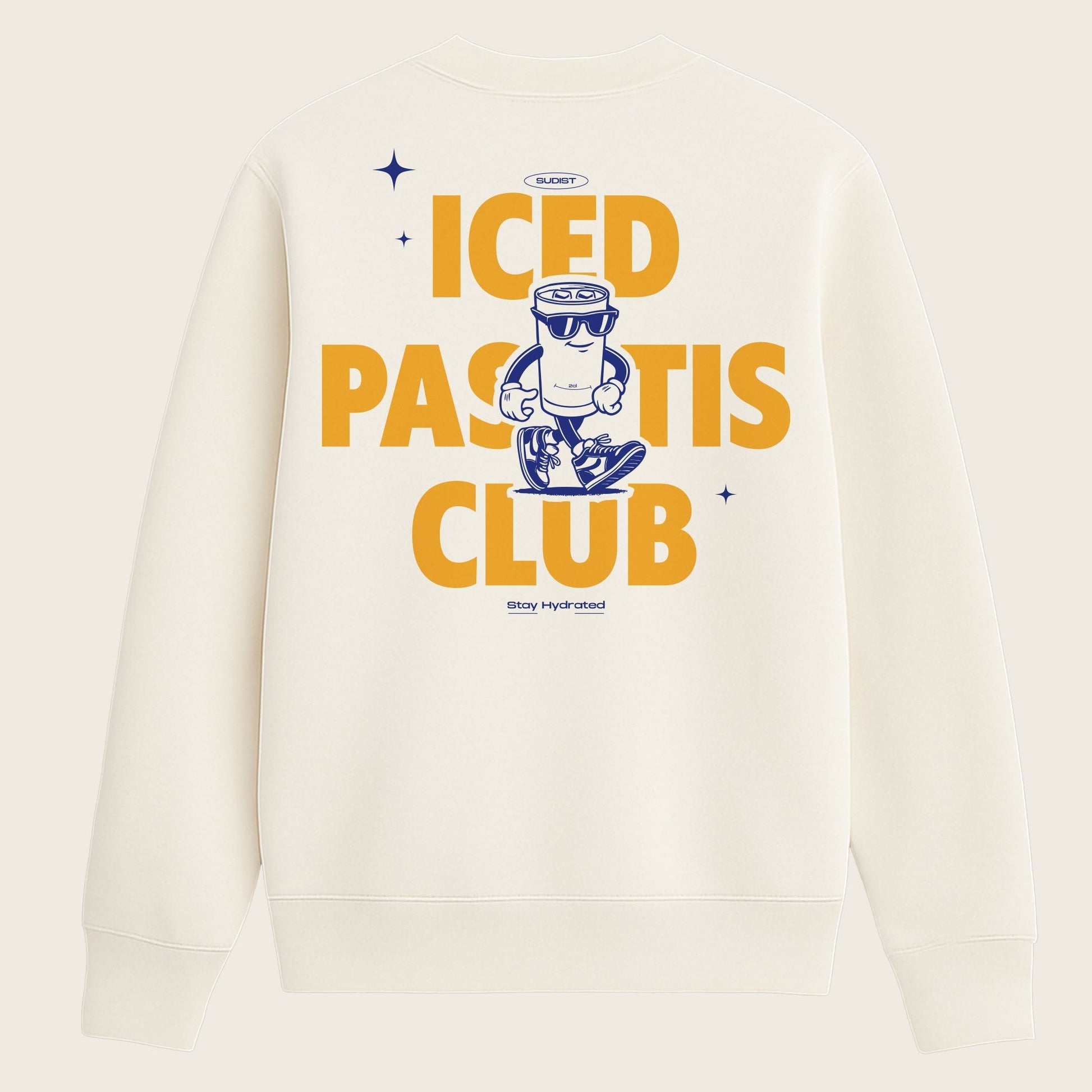 Sweatshirt Iced Pastis Club - Fabriqué en Provence - Sudist