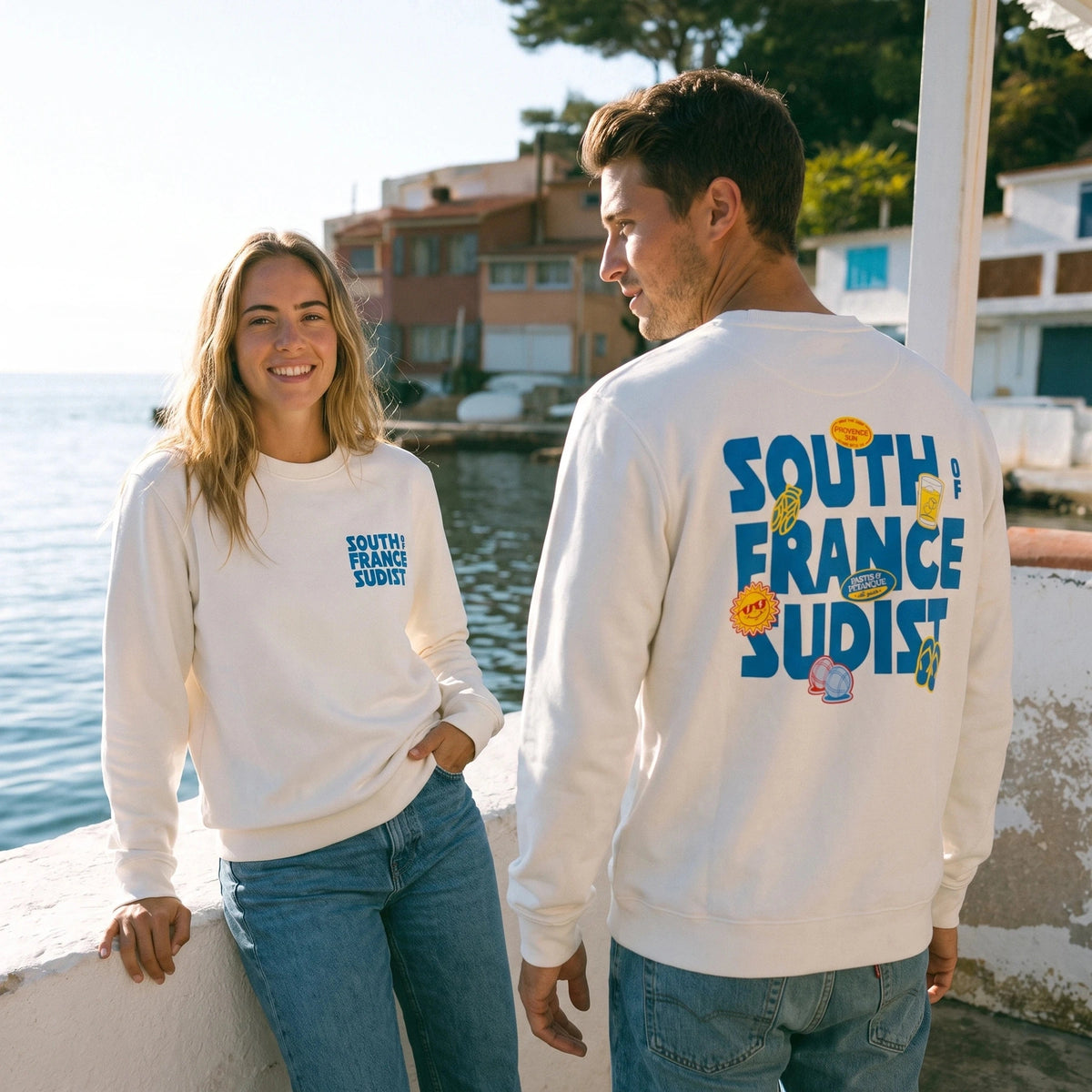 Sweatshirt South of France Fabriqué en Provence - Sudist