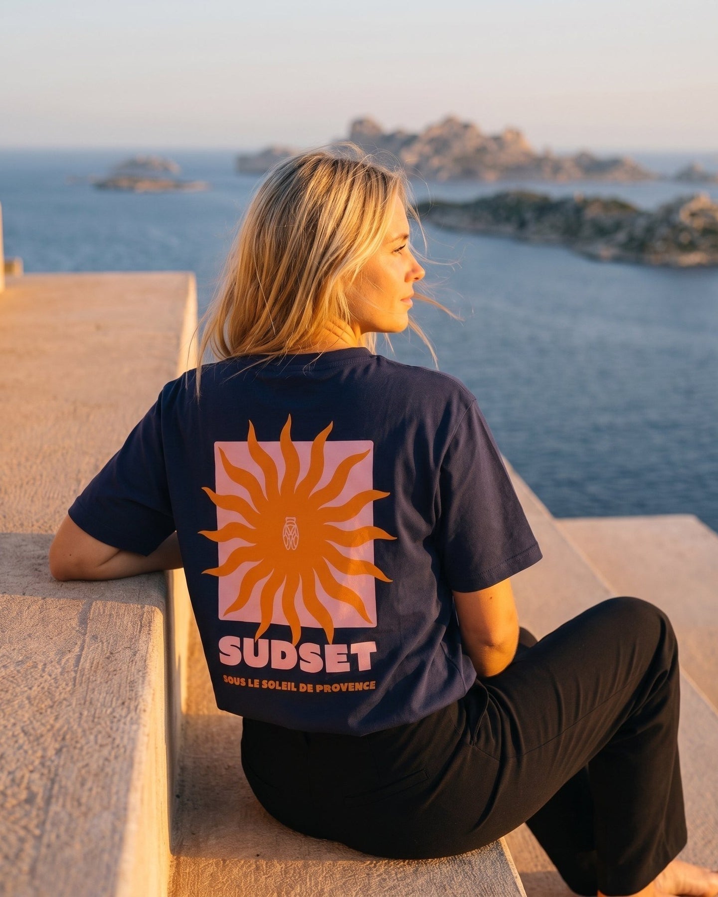 Image of T-Shirt Sudset Fabriqué en Provence - Sudist