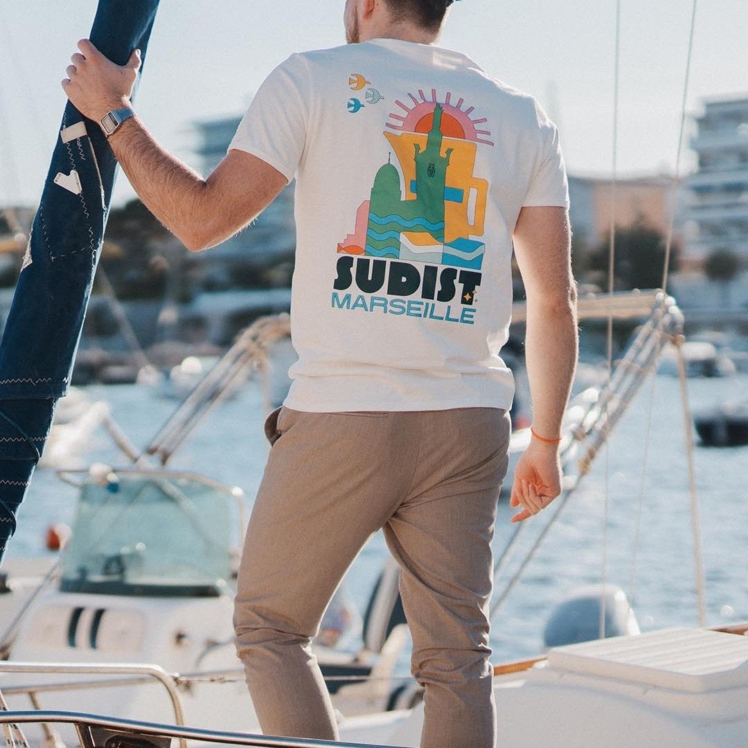 Image of T-Shirt Marseille outlet Fabriqué en Provence - Sudist