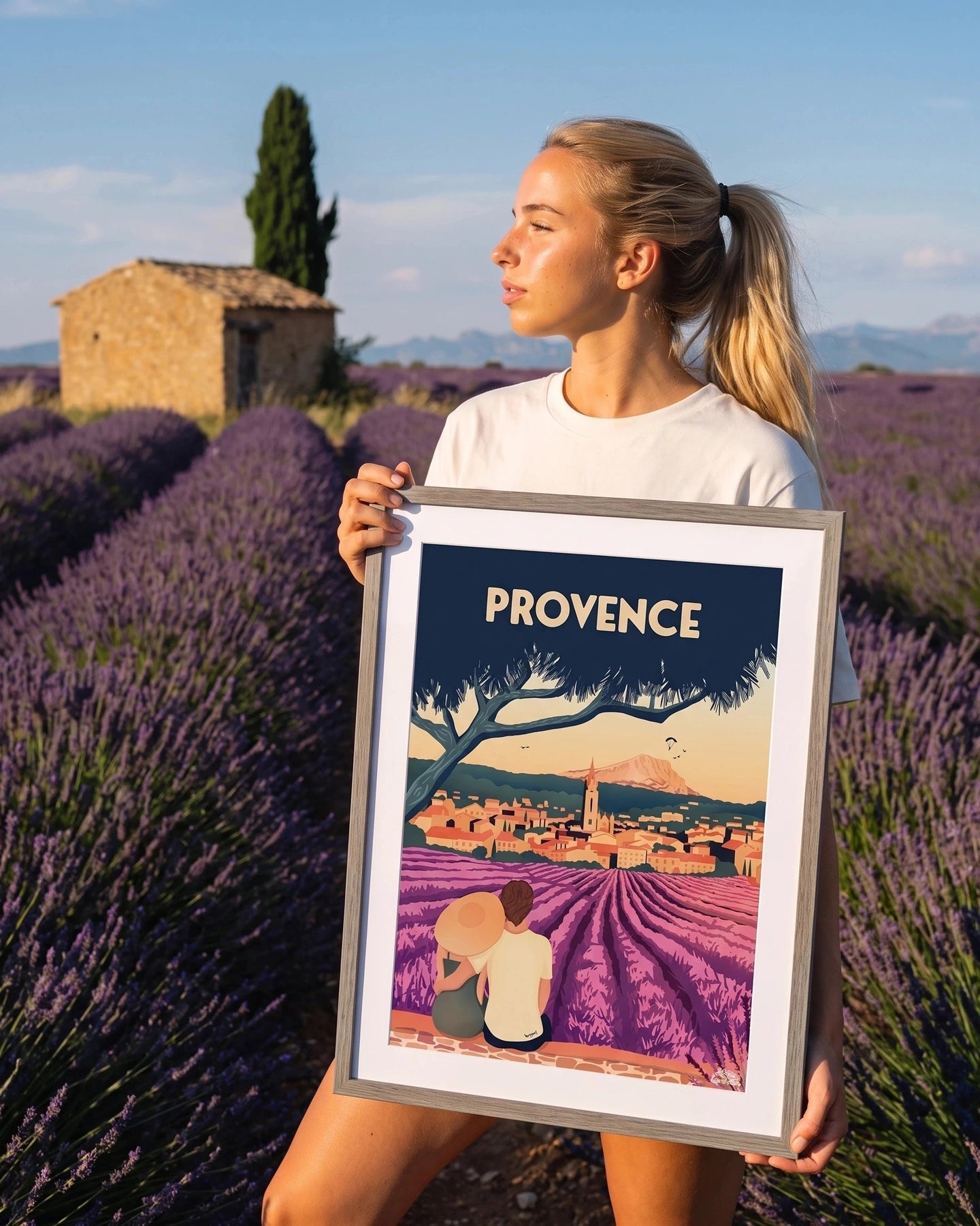 Affiche Aix-en-Provence Fabriqué en Provence - Sudist