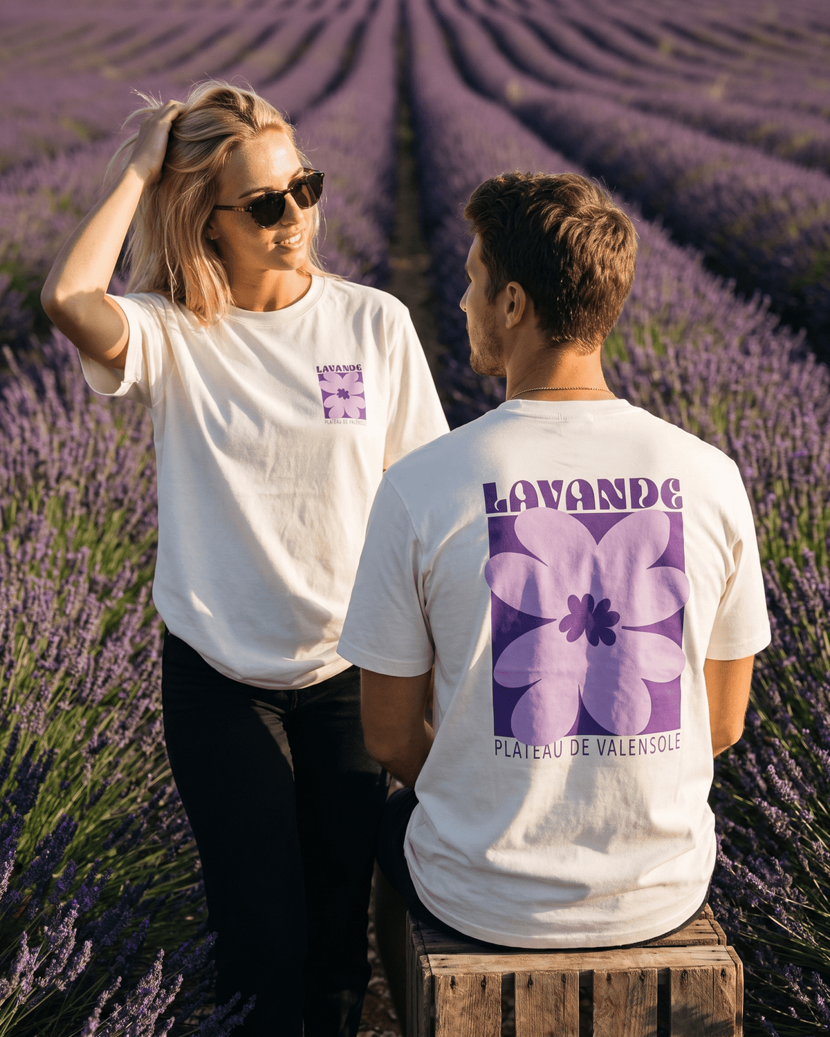 T-Shirt Valensole Fabriqué en Provence - Sudist
