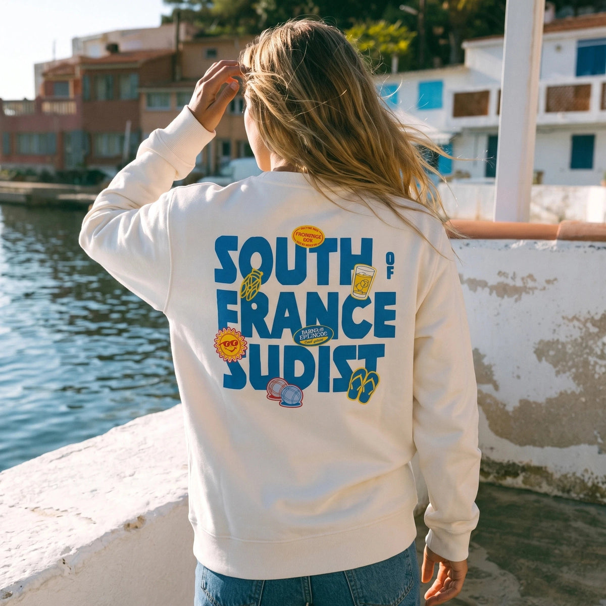 Sweatshirt South of France Fabriqué en Provence - Sudist