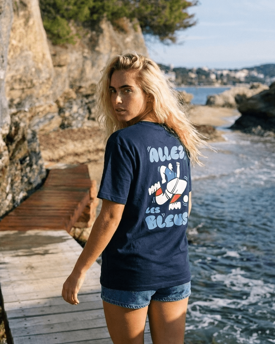T-Shirt Allez les Bleus Fabriqué en Provence - Sudist
