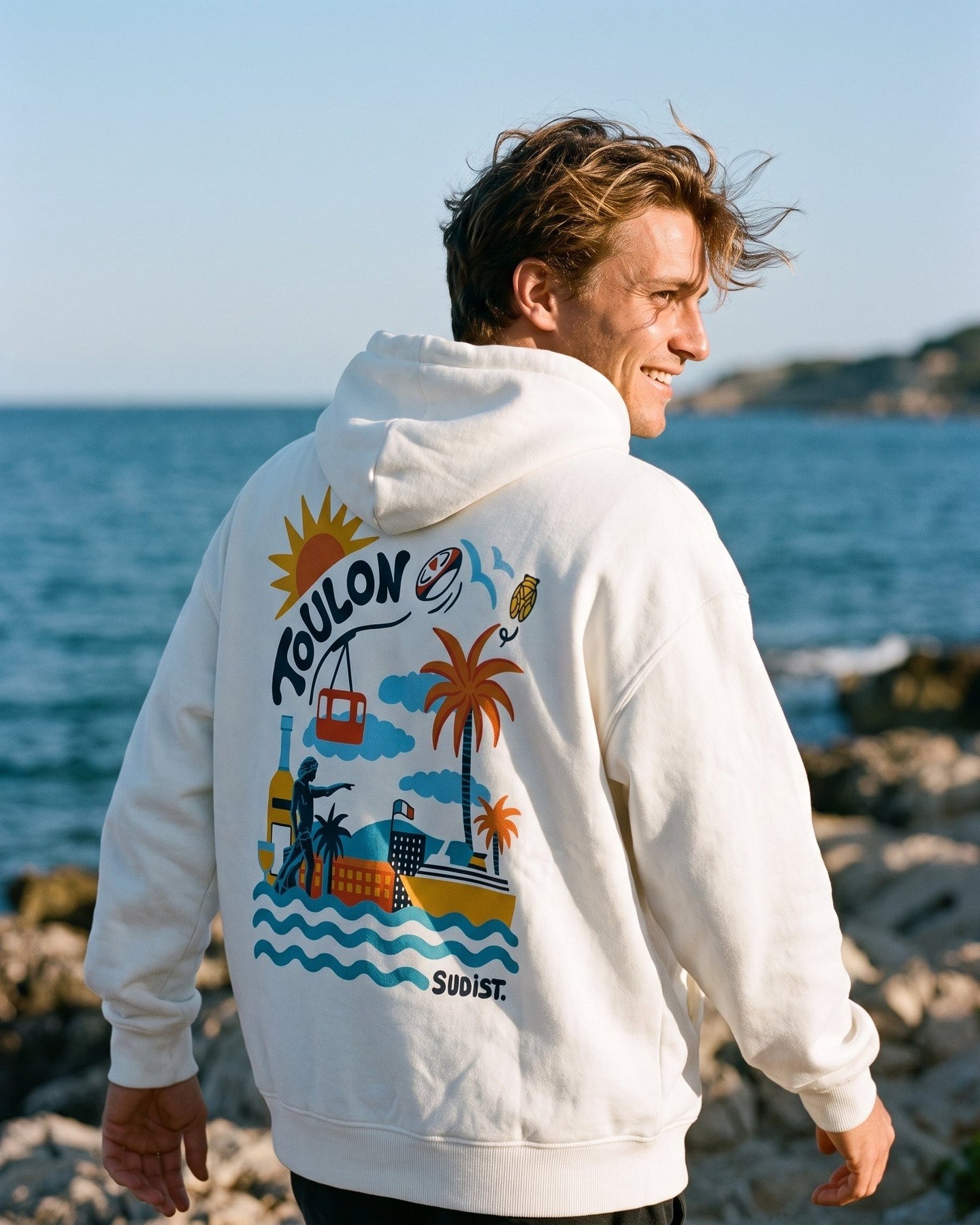 Image of Hoodie Toulonnais Fabriqué en Provence - Sudist