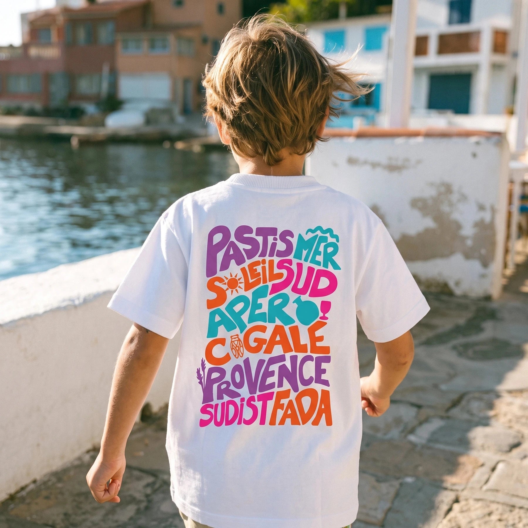 Image of T-Shirt Enfant Expressions Provençales Fabriqué en Provence - Sudist