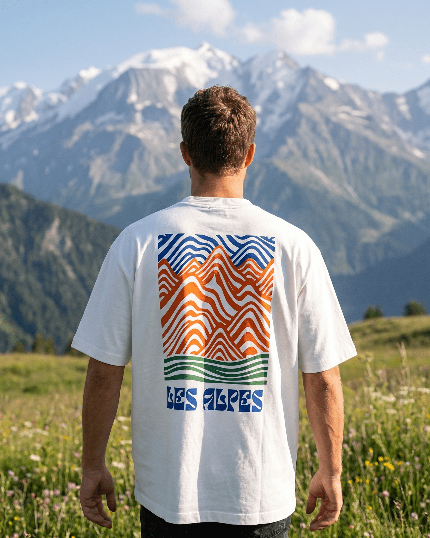 T-Shirt Les Alpes Fabriqué en Provence - Sudist