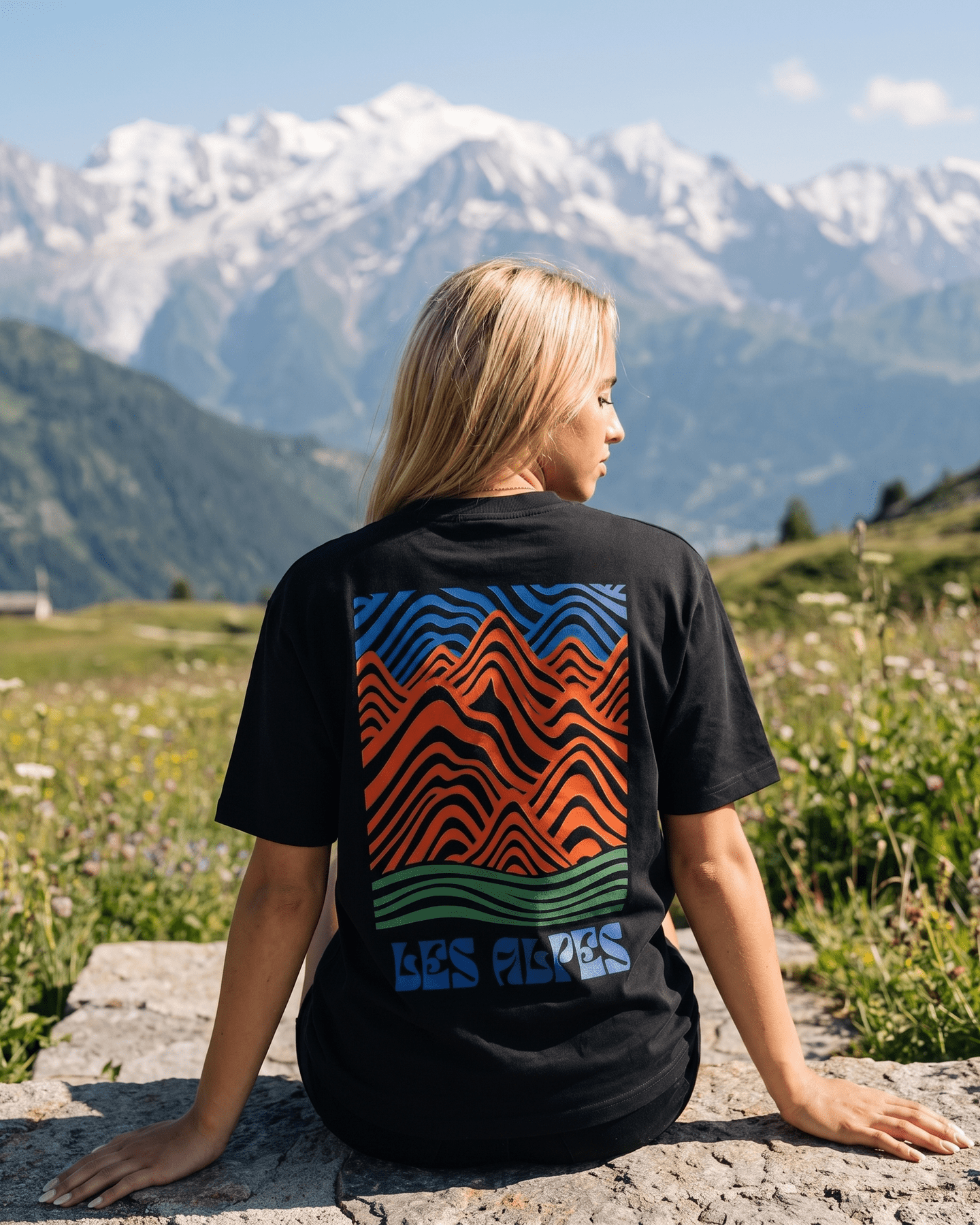 Image of T-Shirt Les Alpes Fabriqué en Provence - Sudist