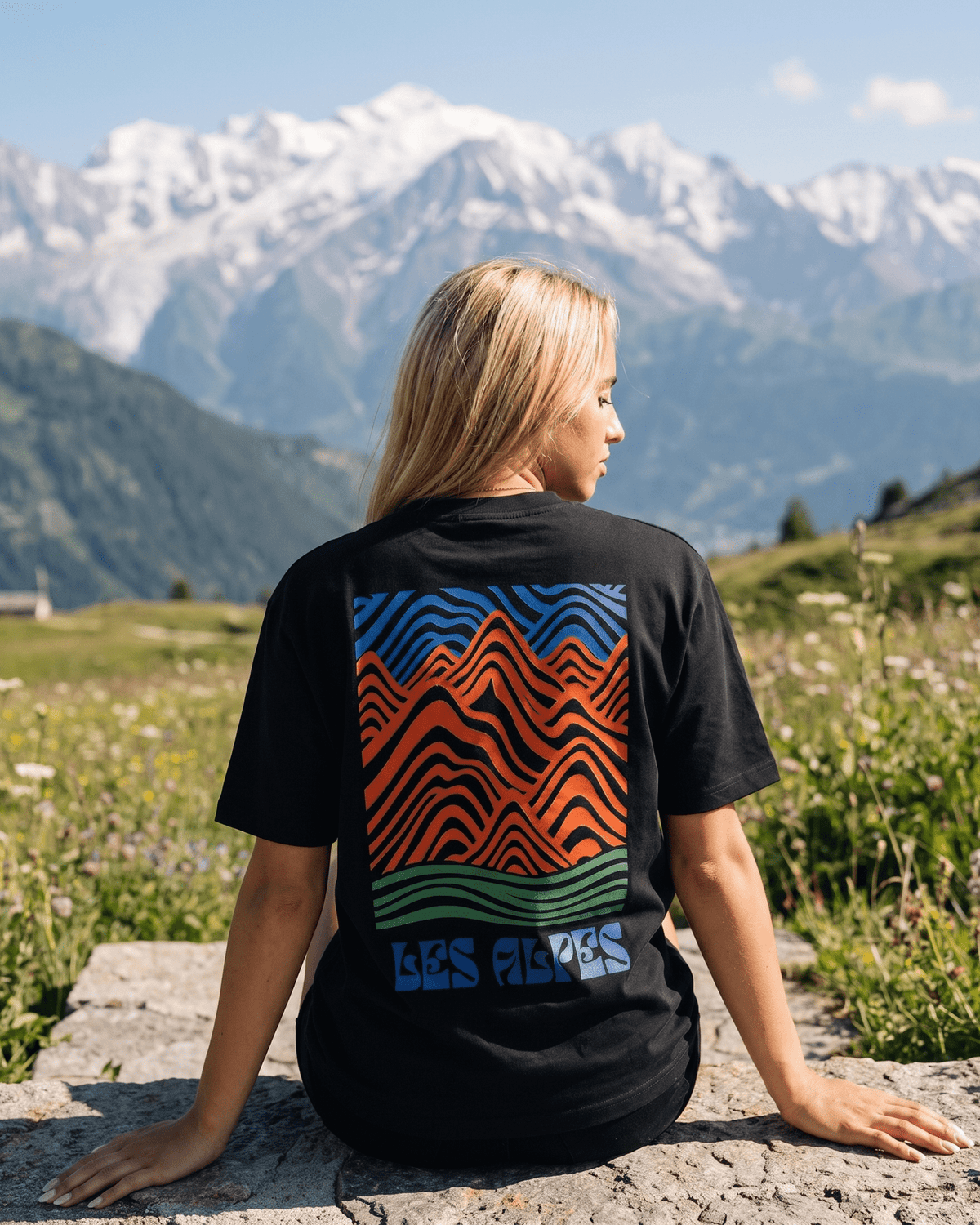 T-Shirt Les Alpes Fabriqué en Provence - Sudist