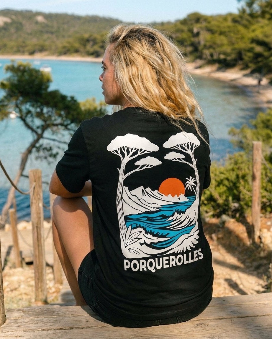 Image of T-Shirt Porquerolles Fabriqué en Provence - Sudist