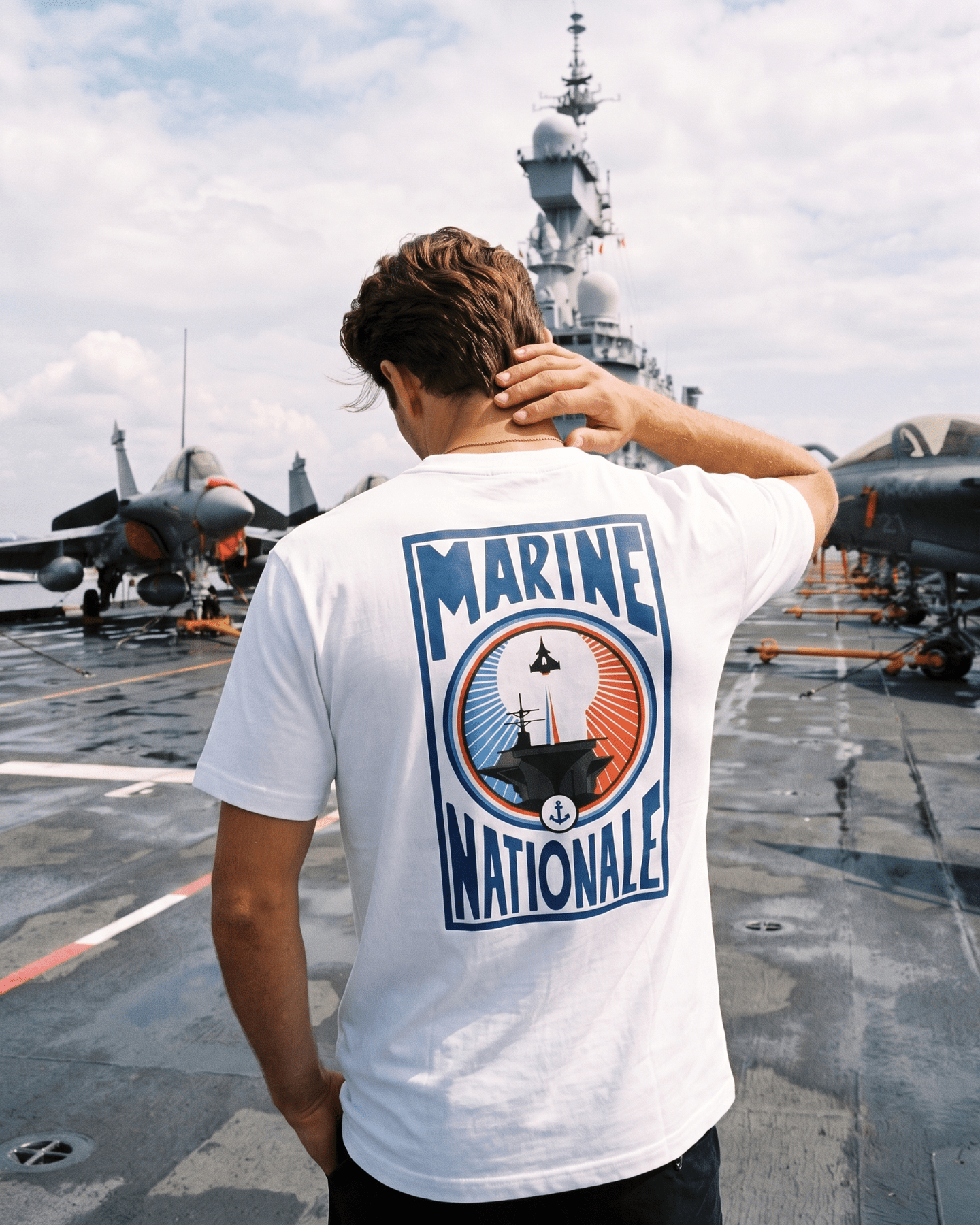 T-Shirt Marine Nationale Fabriqué en Provence - Sudist