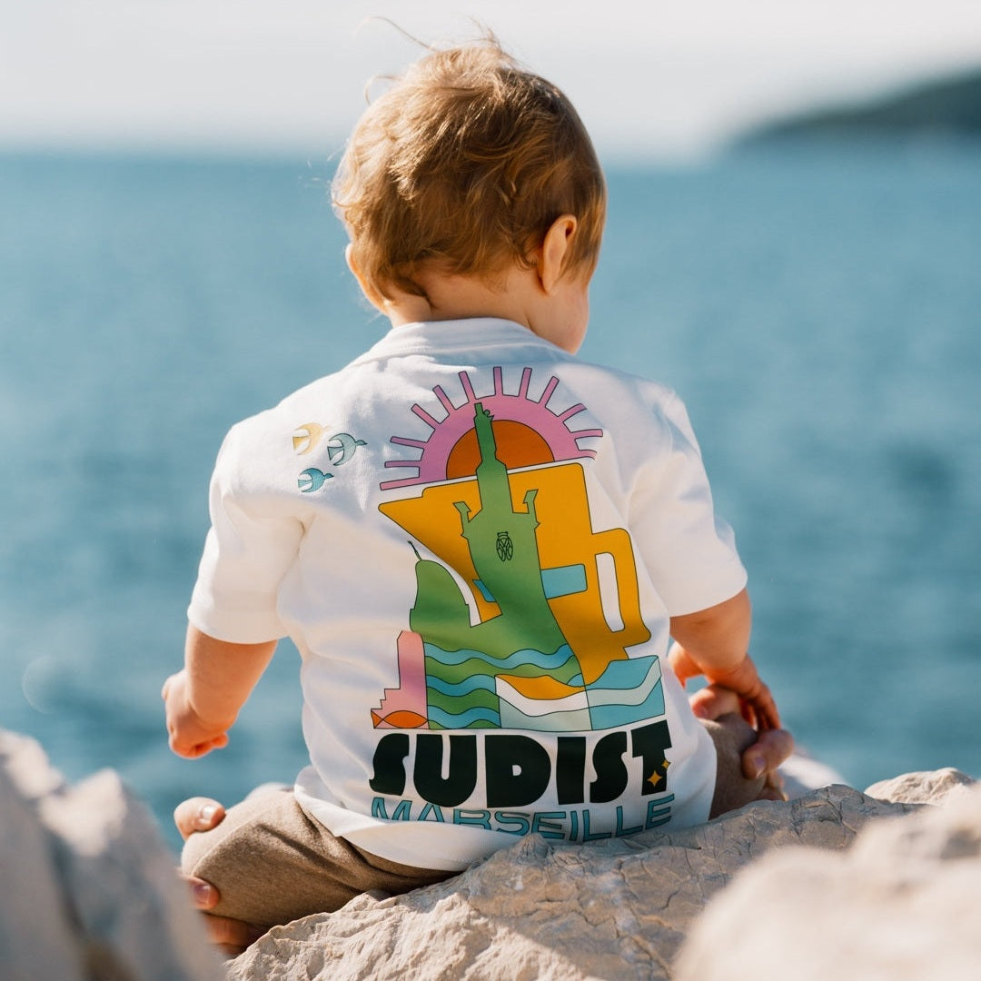 Image of T-Shirt Enfant Marseille - Fabriqué en Provence - Sudist