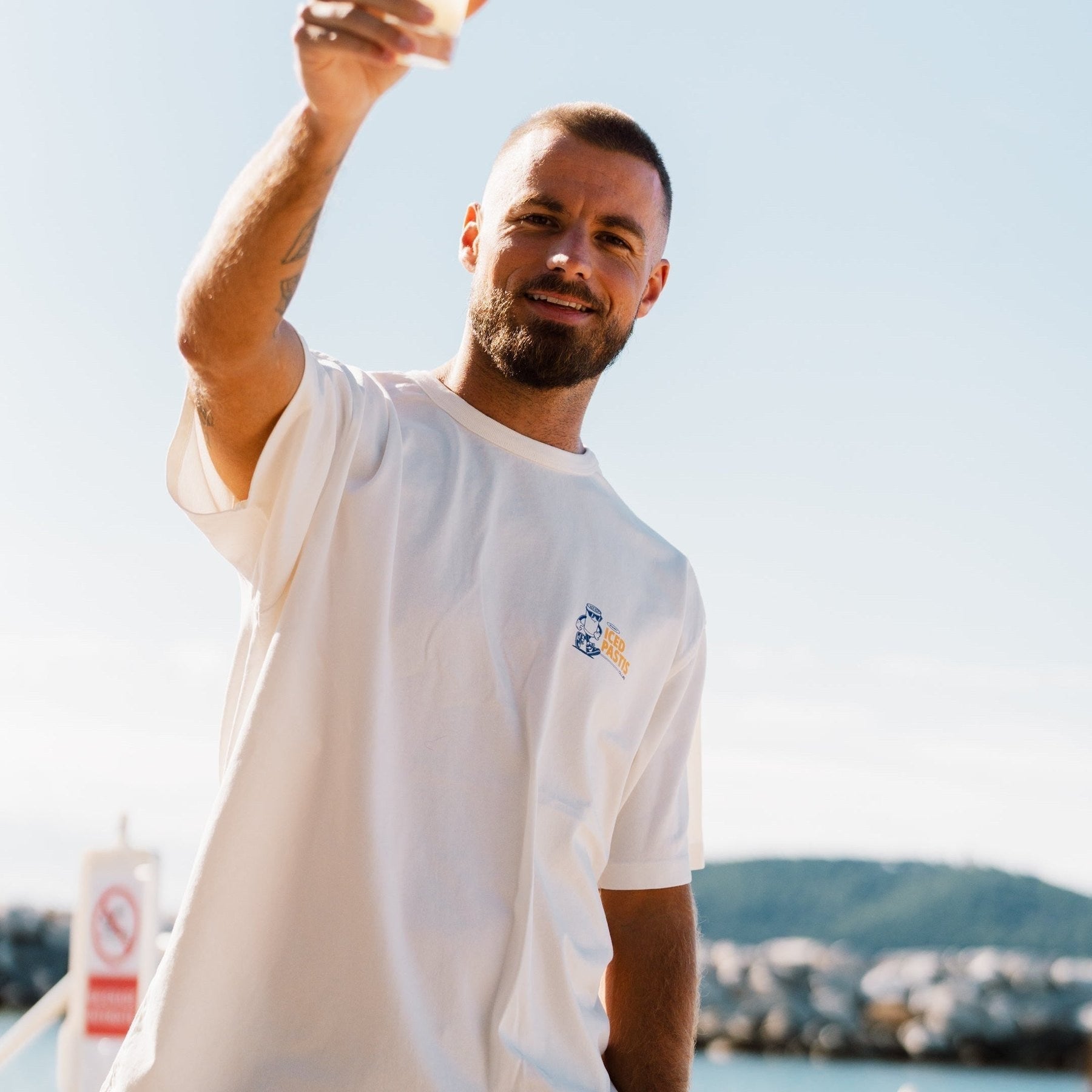 Image of T-Shirt Iced Pastis Club outlet Fabriqué en Provence - Sudist