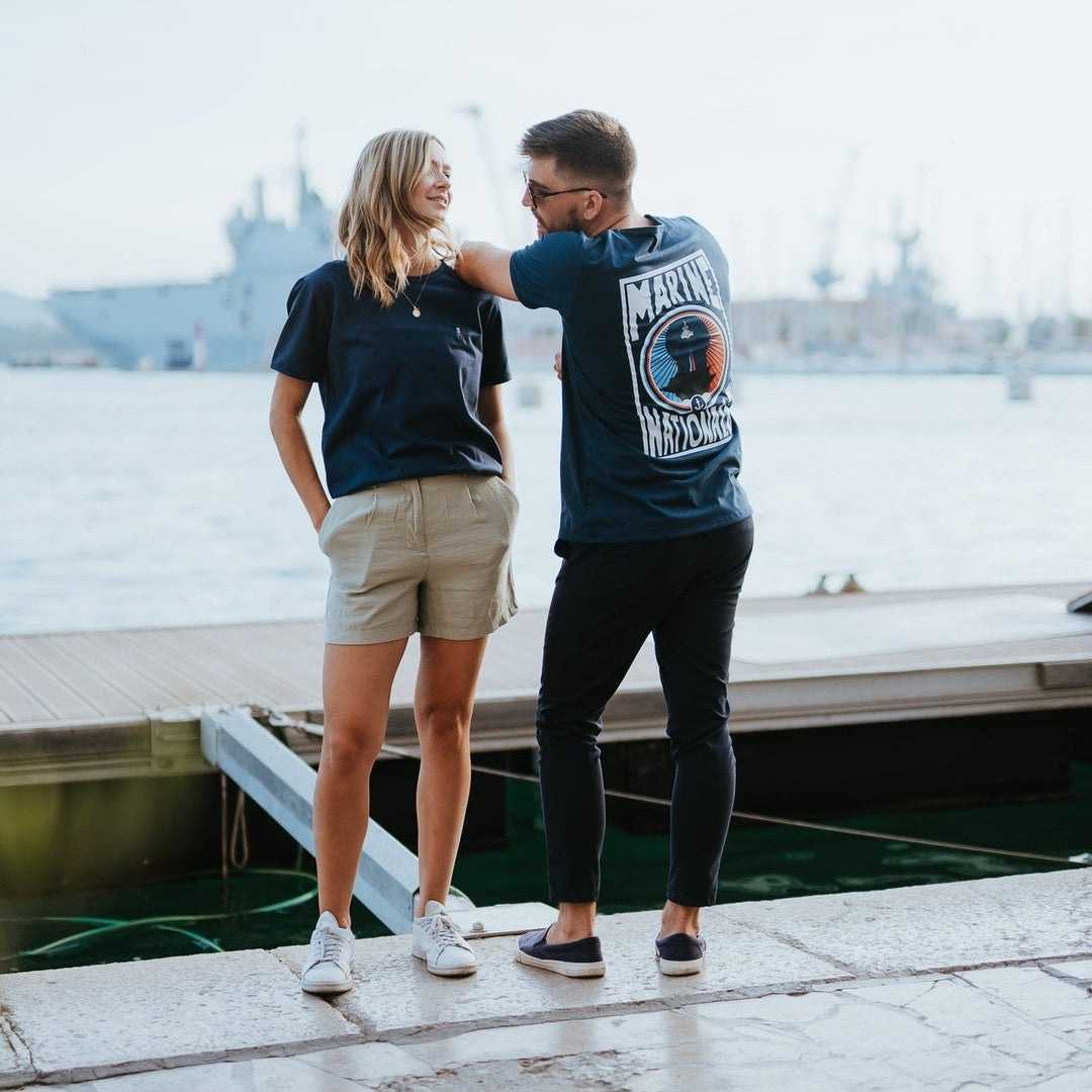 Image of T-Shirt Marine Nationale - Fabriqué en Provence - Sudist