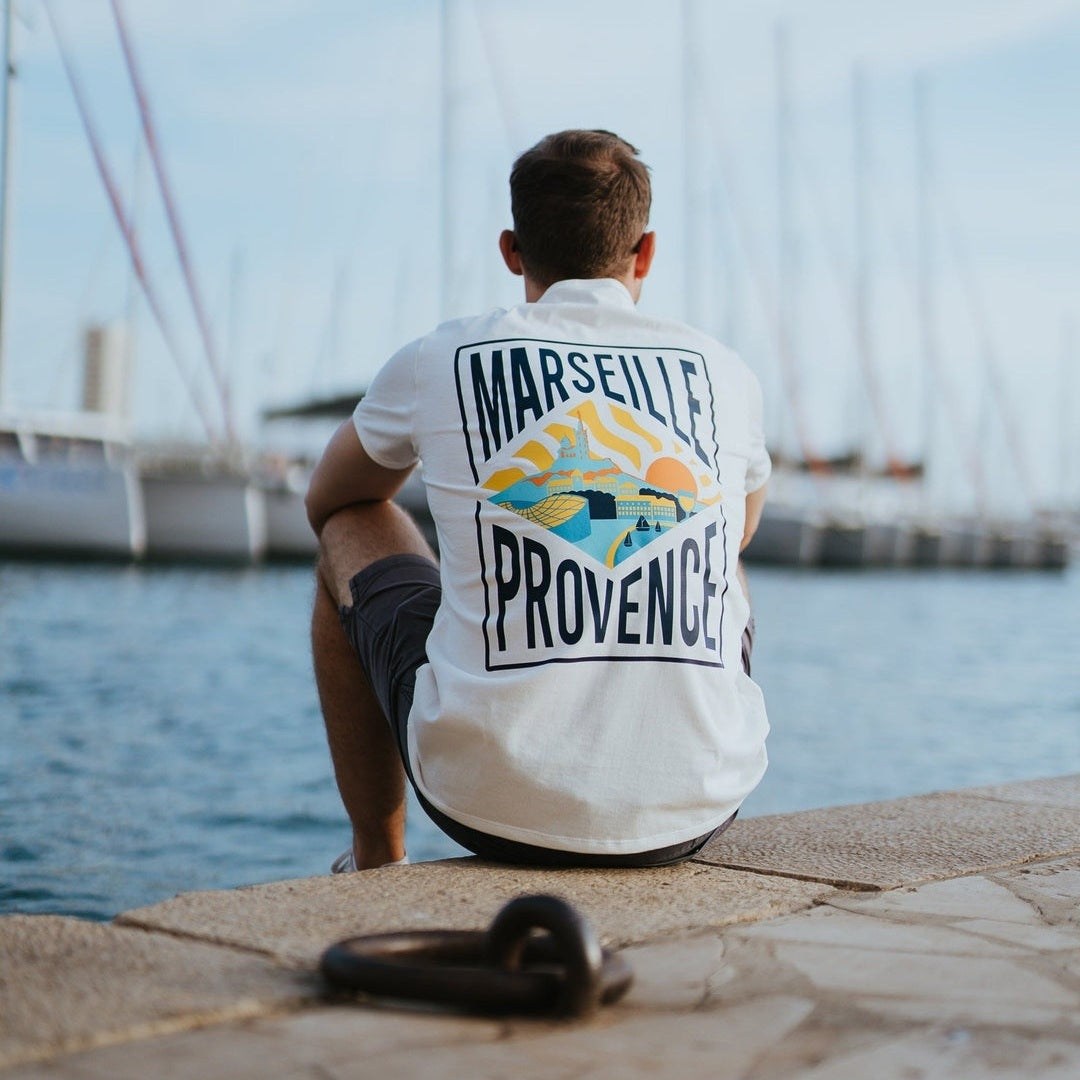 T-Shirt Marseille Provence outlet Fabriqué en Provence - Sudist