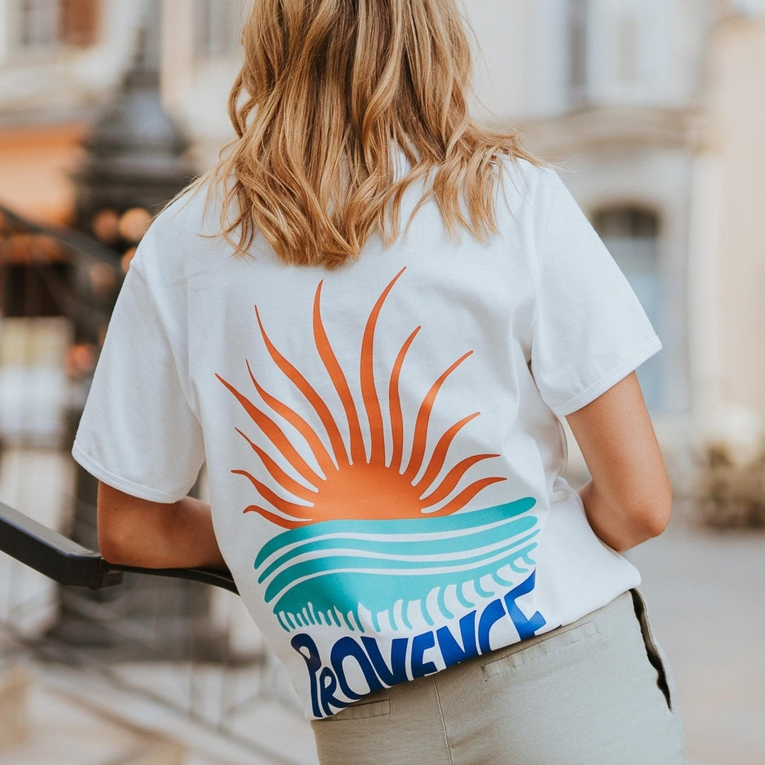 Image of T-Shirt Soleil de Provence - Fabriqué en Provence - Sudist