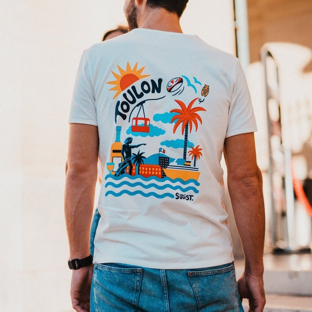 Image of T-Shirt Toulonnais - Fabriqué en Provence - Sudist