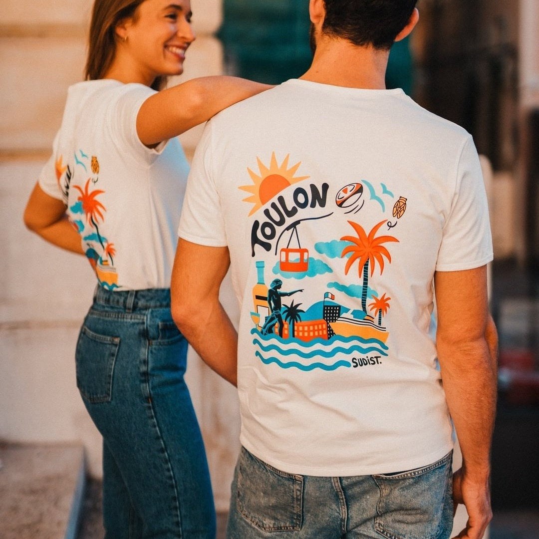 Image of T-Shirt Toulonnais outlet Fabriqué en Provence - Sudist