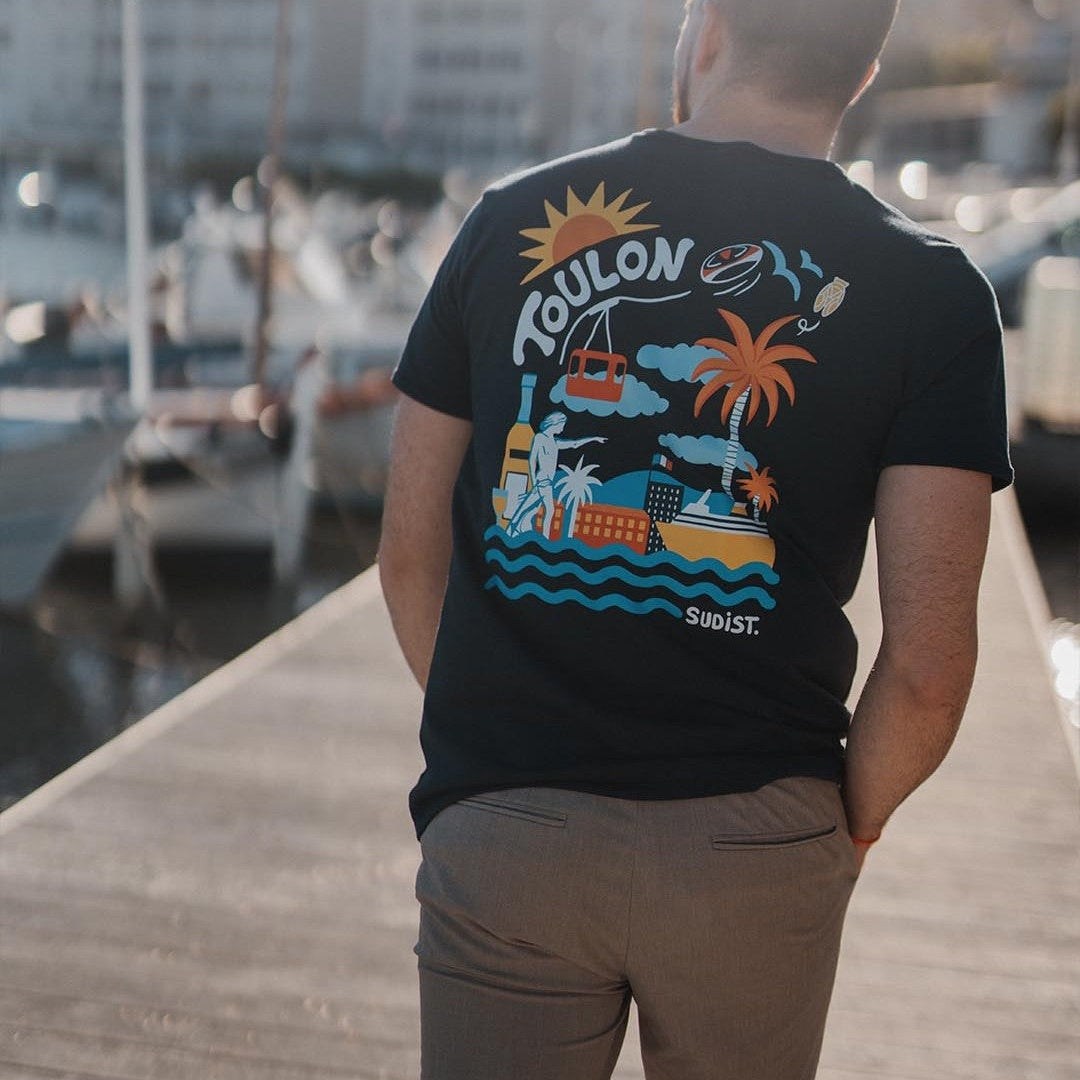 T-Shirt Toulonnais outlet Fabriqué en Provence - Sudist