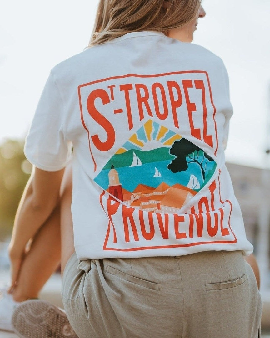 T-Shirt Saint Tropez Provence Fabriqué en Provence - Sudist