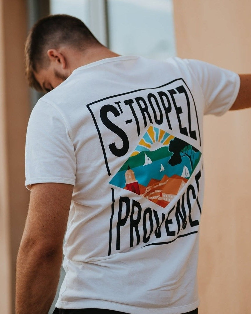 T-Shirt Saint Tropez Provence Fabriqué en Provence - Sudist