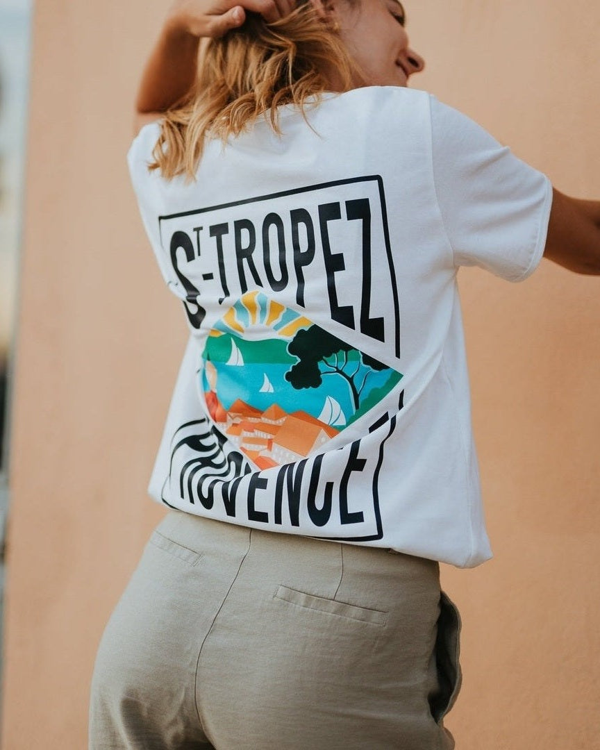 T-Shirt Saint Tropez Provence Fabriqué en Provence - Sudist