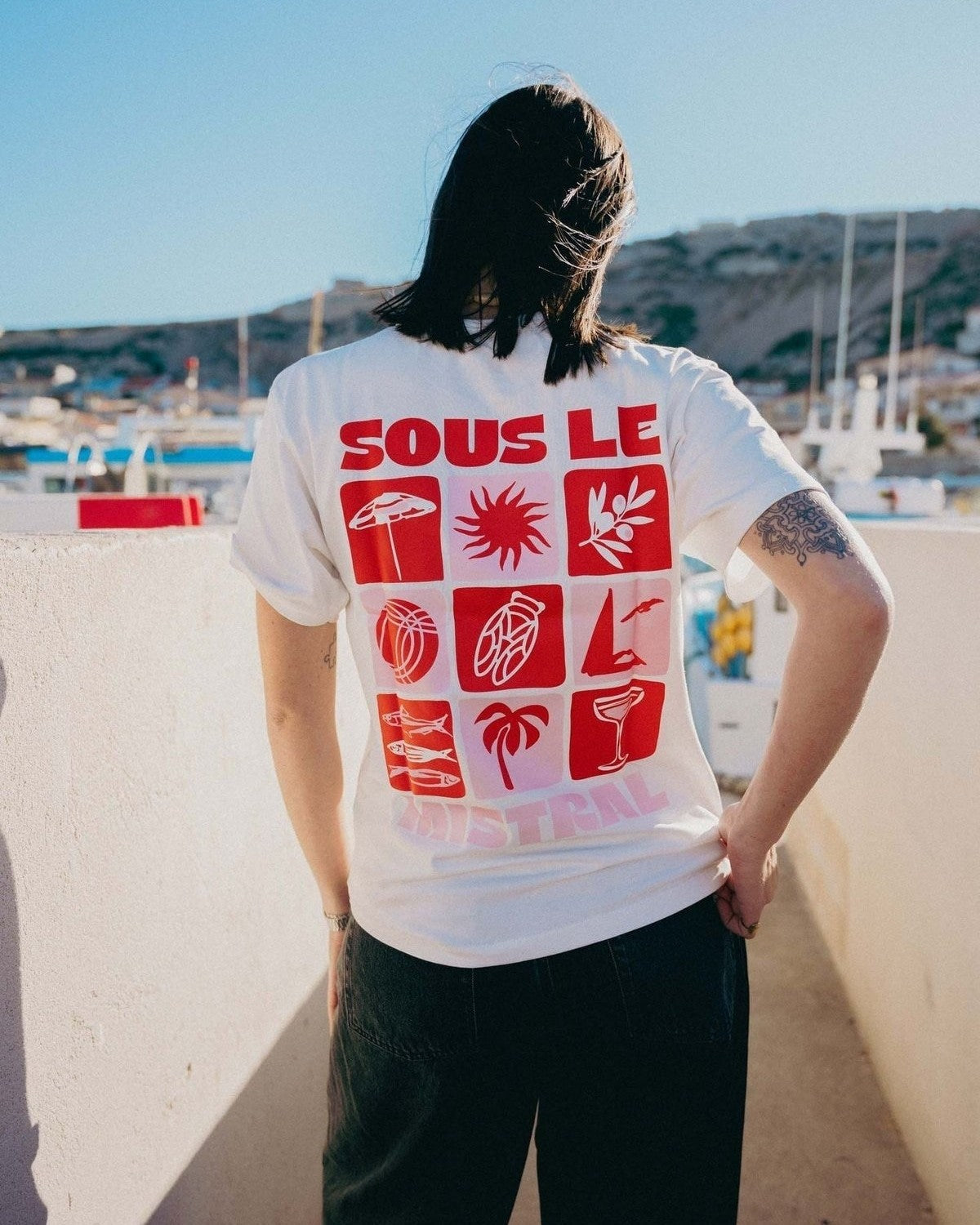 T-Shirt Sous le Mistral Fabriqué en Provence - Sudist