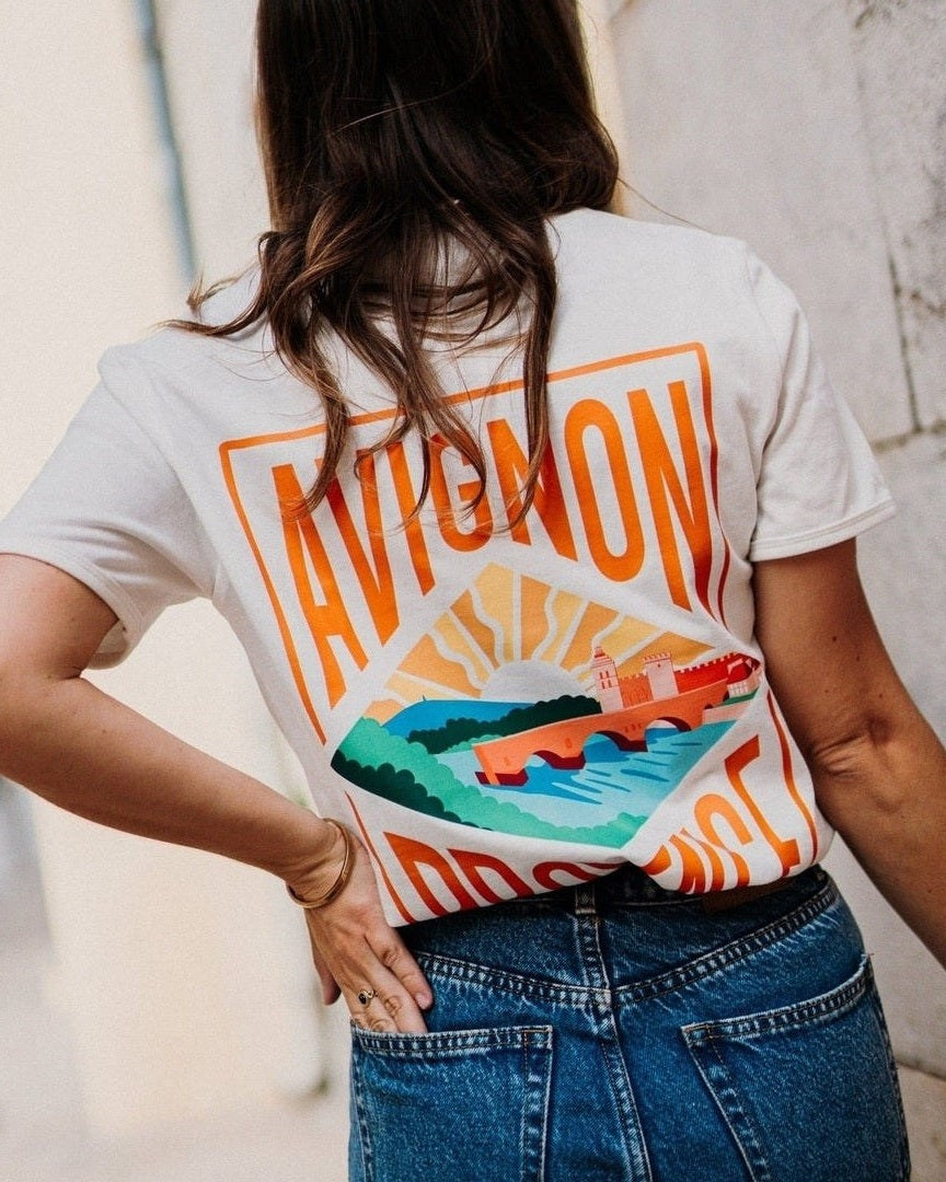 Image of T-Shirt Avignon Fabriqué en Provence - Sudist