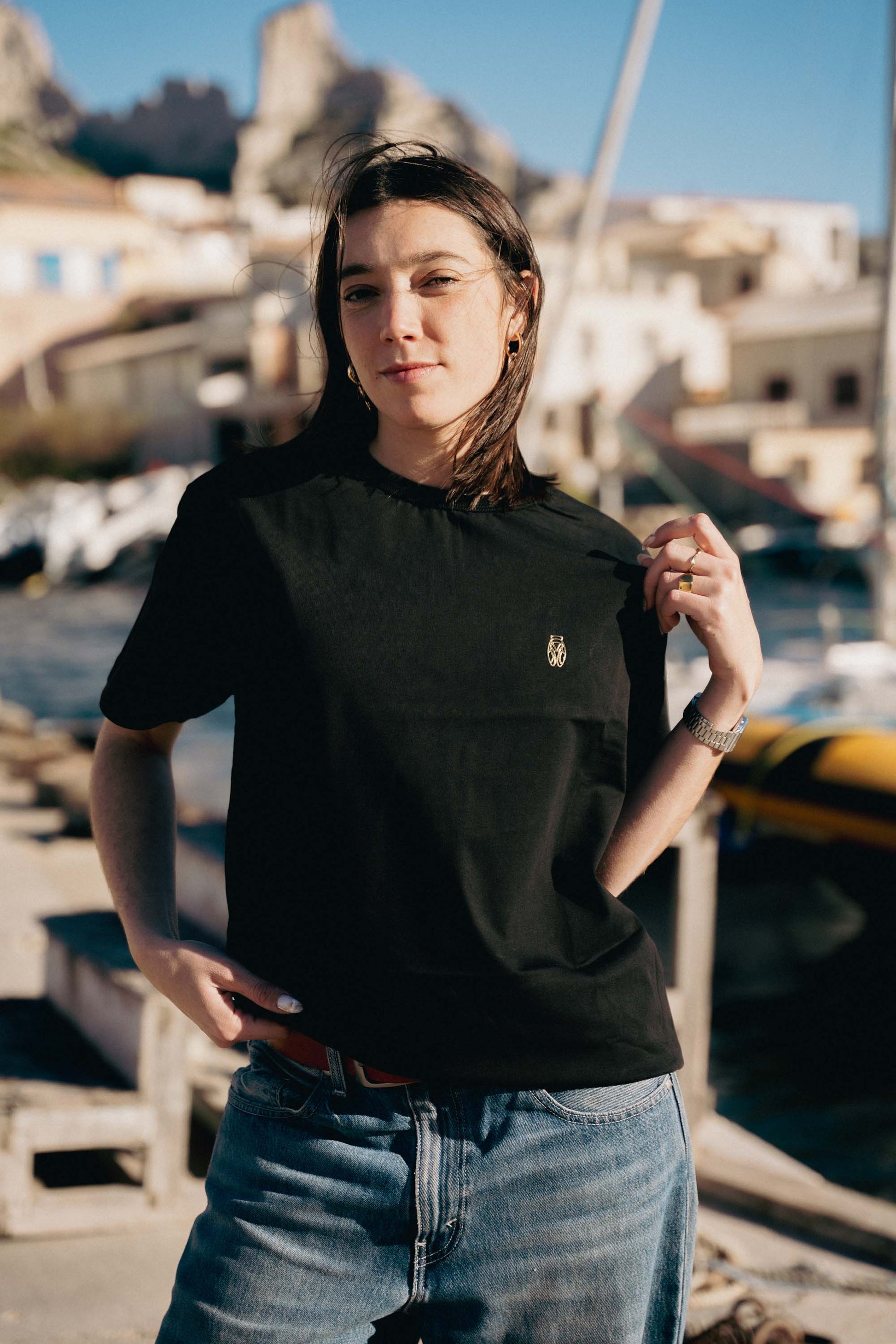 T-Shirt Cigale Dorée