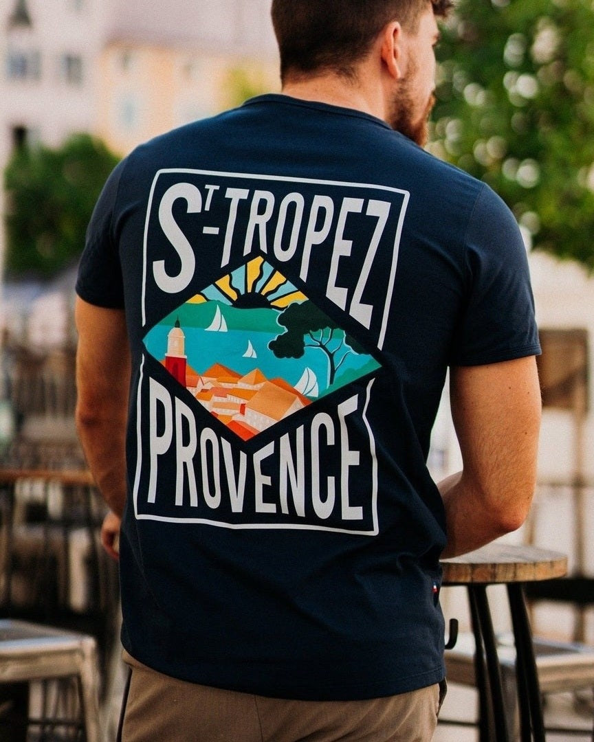 T-Shirt Saint Tropez Provence Fabriqué en Provence - Sudist