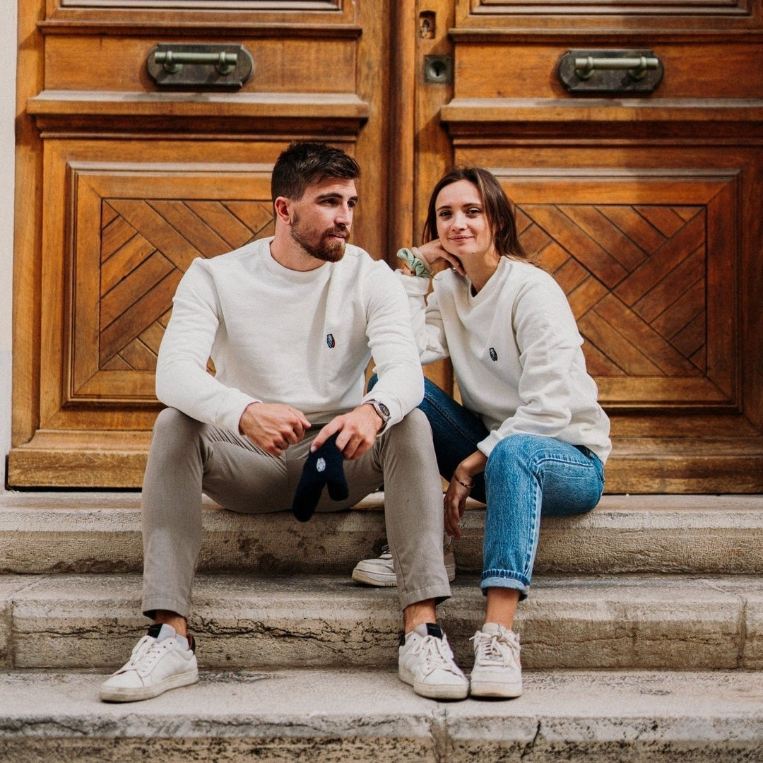 Image of Sweatshirt Cigale Tricolore - Fabriqué en Provence - Sudist