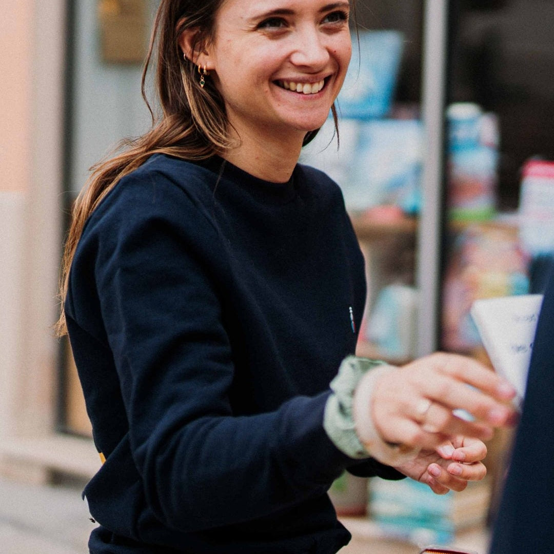 Image of Sweatshirt Cigale Tricolore - Fabriqué en Provence - Sudist