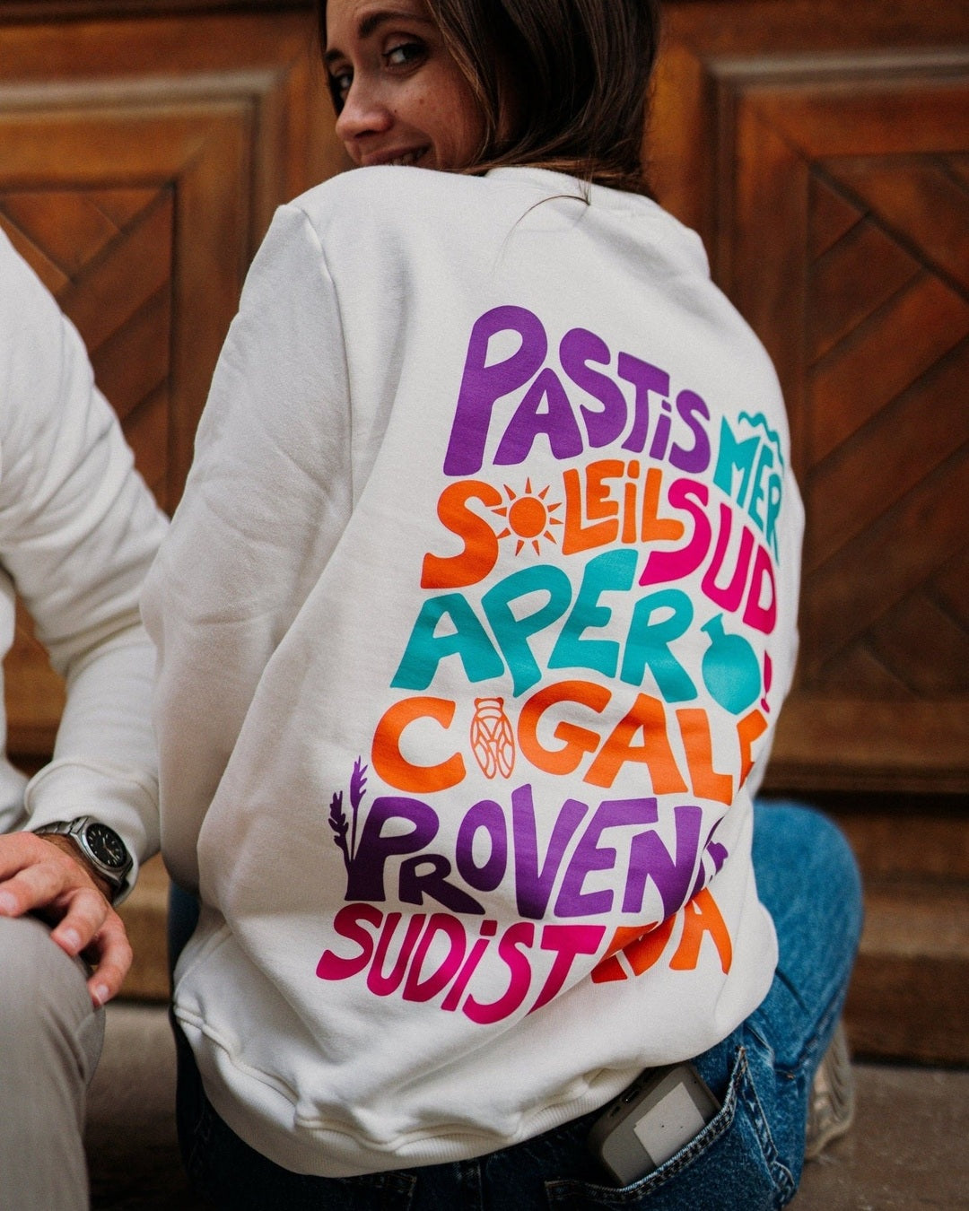 Image of Sweatshirt Expressions Provençales - Fabriqué en Provence - Sudist