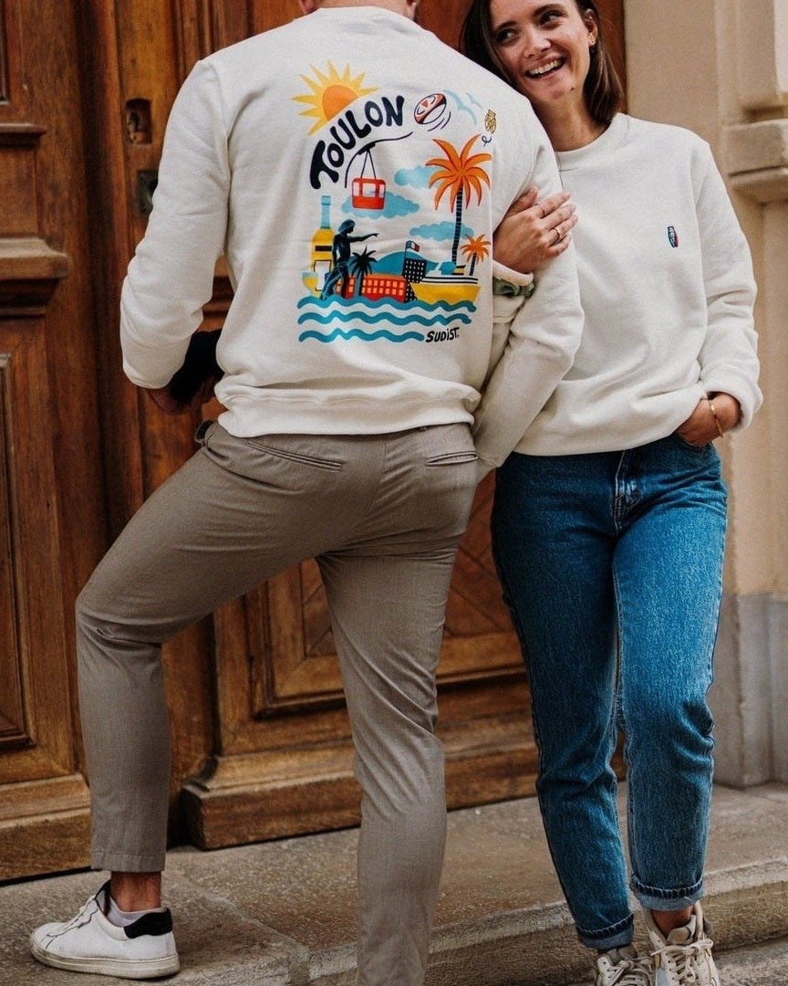 Sweatshirt Toulonnais outlet Fabriqué en Provence - Sudist