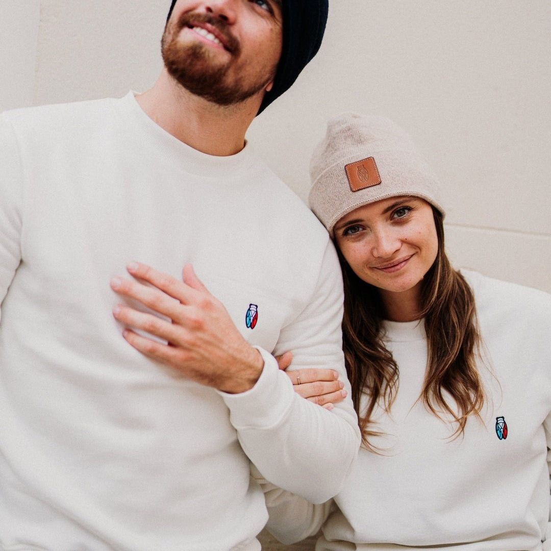 Image of Sweatshirt Cigale Tricolore - Fabriqué en Provence - Sudist