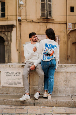 Collection of Sweatshirt Marine Nationale - Fabriqué en Provence - Sudist in a gallery layout