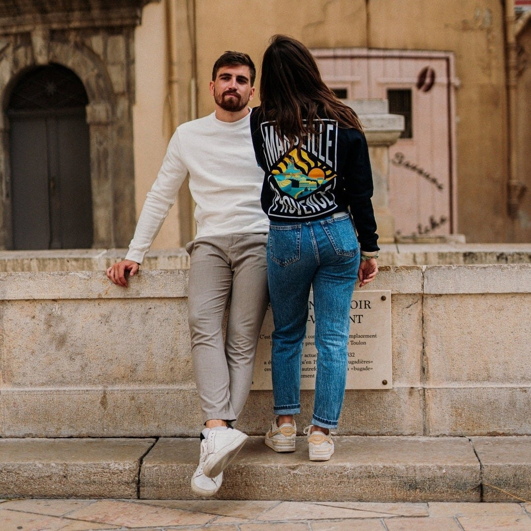 Image of Sweatshirt Marseille Provence - Fabriqué en Provence - Sudist