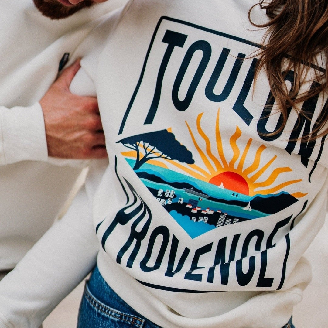 Image of Sweatshirt Toulon Provence - Fabriqué en Provence - Sudist