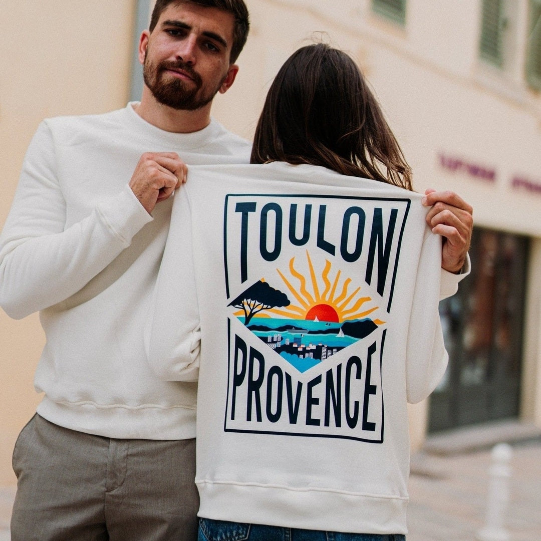 Image of Sweatshirt Toulon Provence - Fabriqué en Provence - Sudist