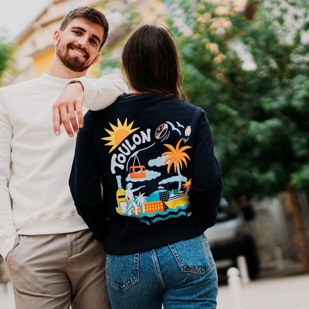 Image of Sweatshirt Toulonnais - Fabriqué en Provence - Sudist