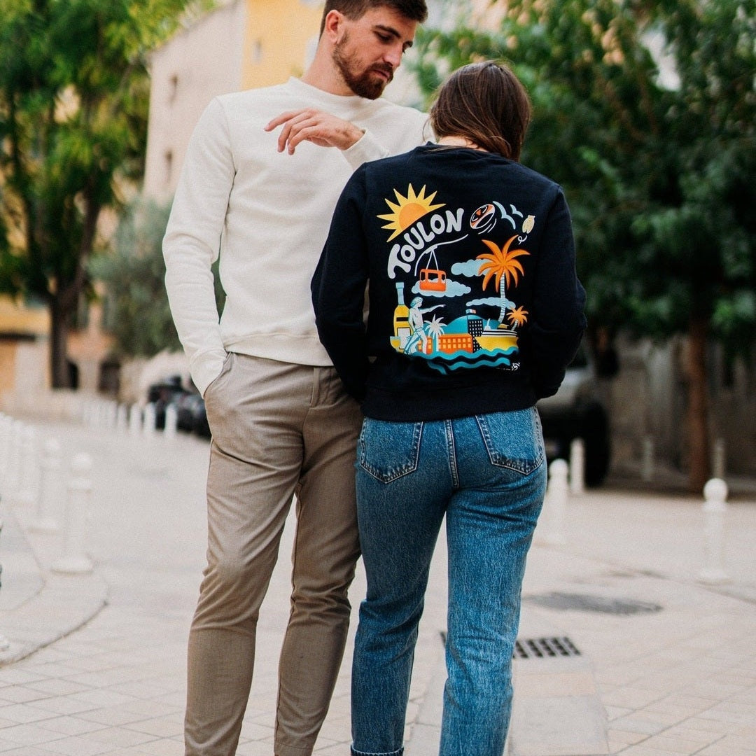 Image of Sweatshirt Toulonnais - Fabriqué en Provence - Sudist