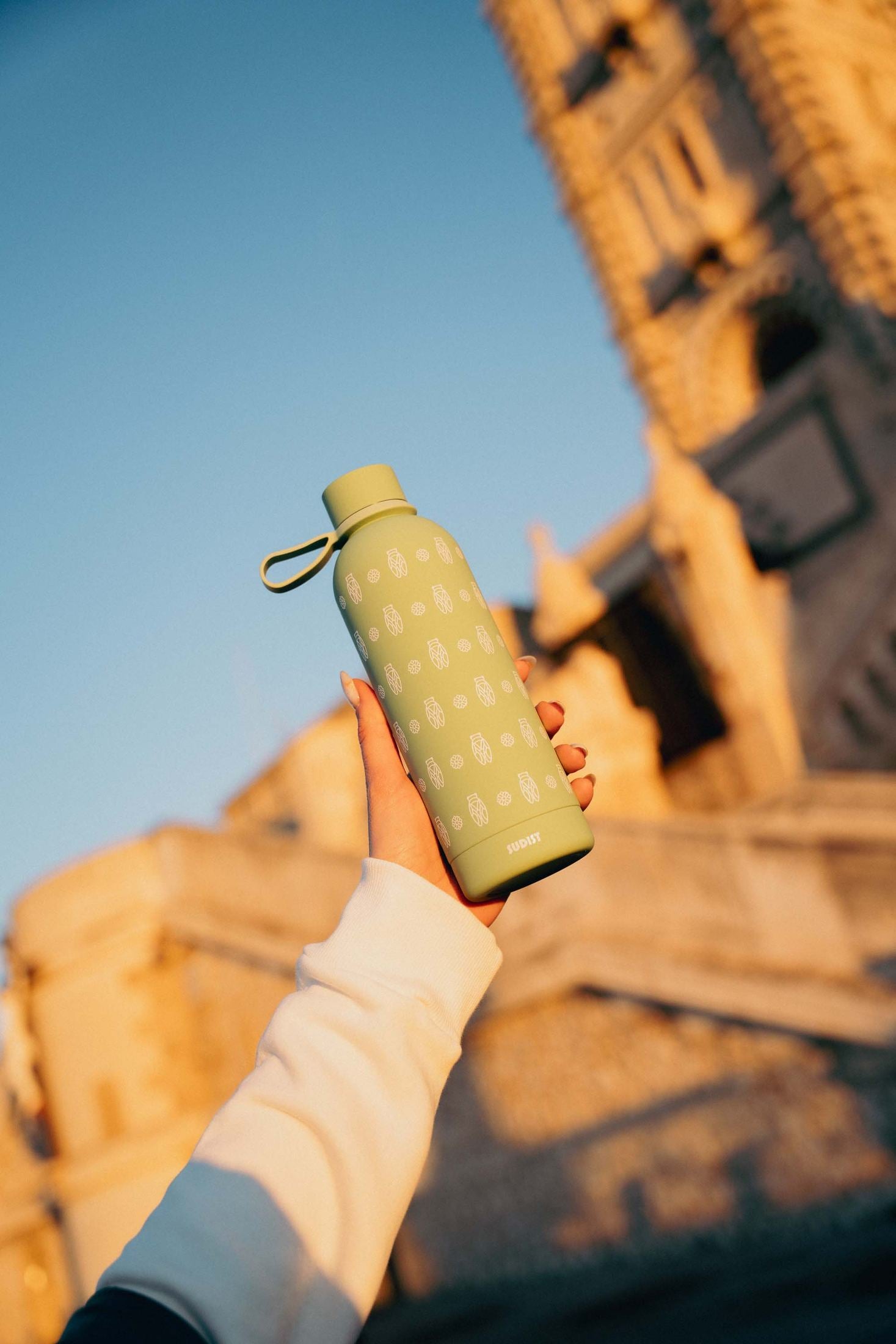 Image of Gourde inox isotherme Cigale - Vêtements de Provence - Sudist