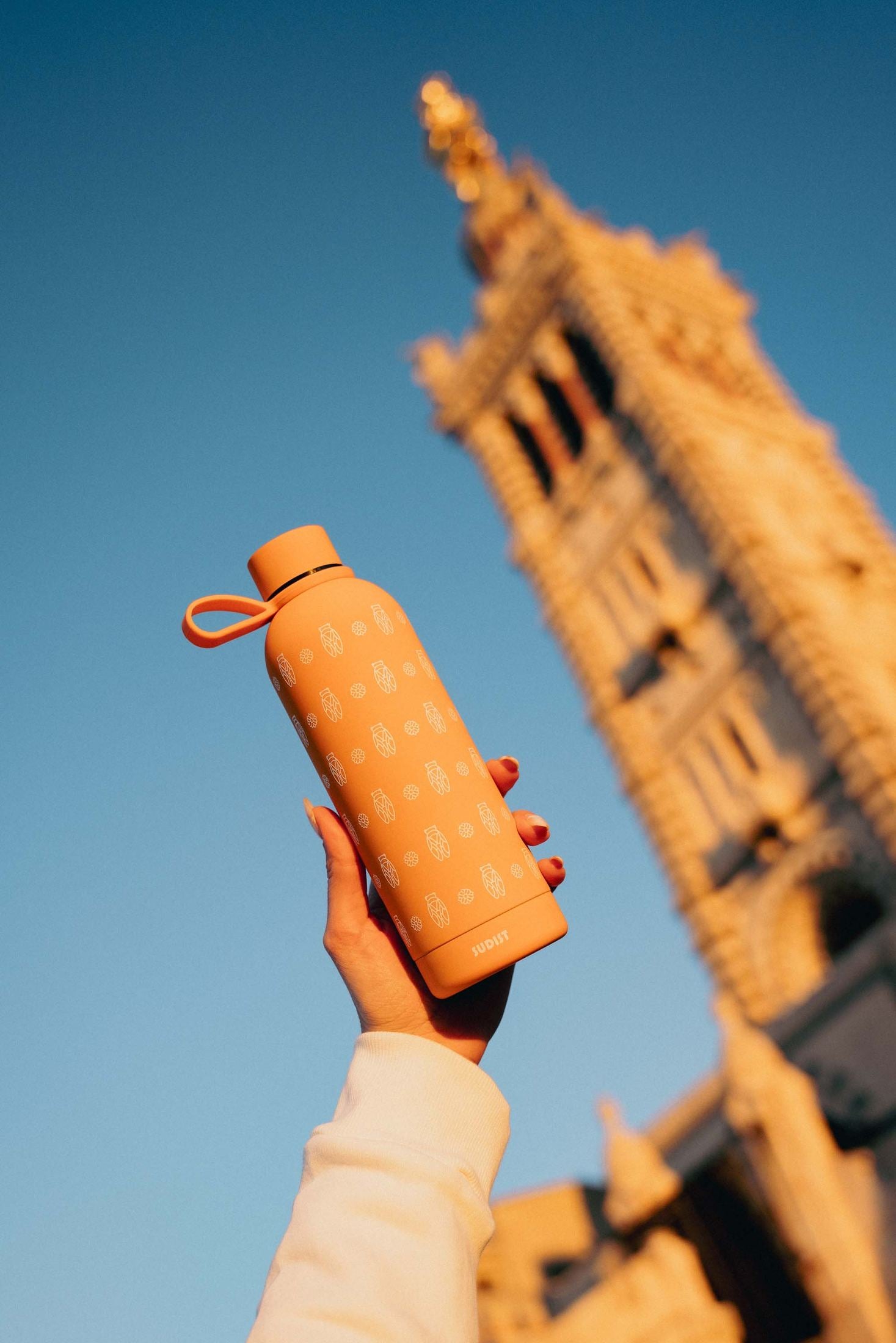 Image of Gourde inox isotherme Cigale - Vêtements de Provence - Sudist