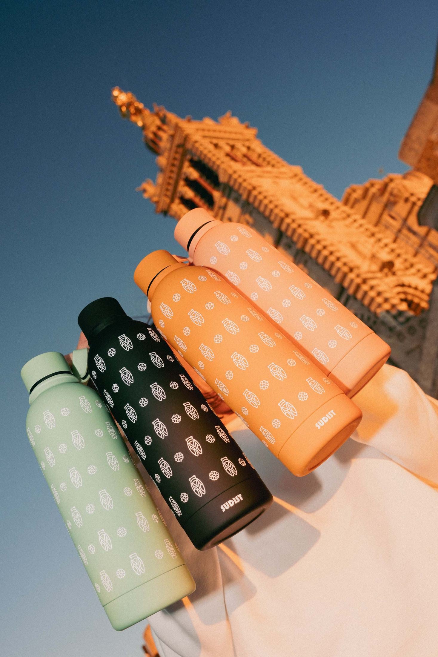 Image of Gourde inox isotherme Cigale - Vêtements de Provence - Sudist