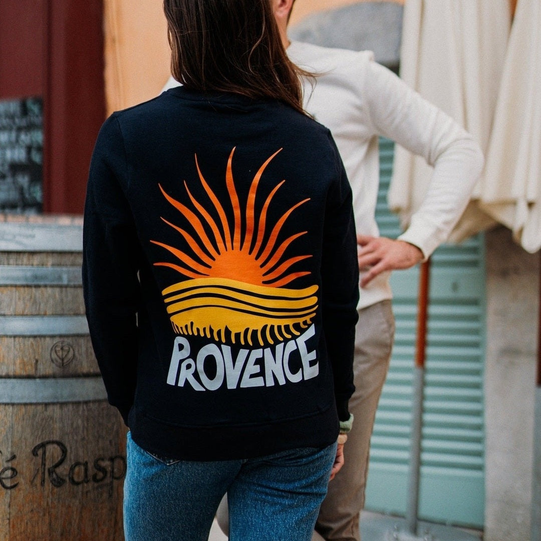 Image of Sweatshirt Soleil de Provence - Fabriqué en Provence - Sudist