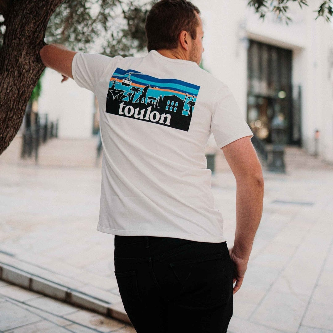 Image of T-Shirt skyline Toulon - Fabriqué en Provence - Sudist