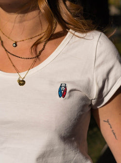 Collection of T-Shirt Femme Cigale tricolore - Fabriqué en Provence - Sudist in a gallery layout