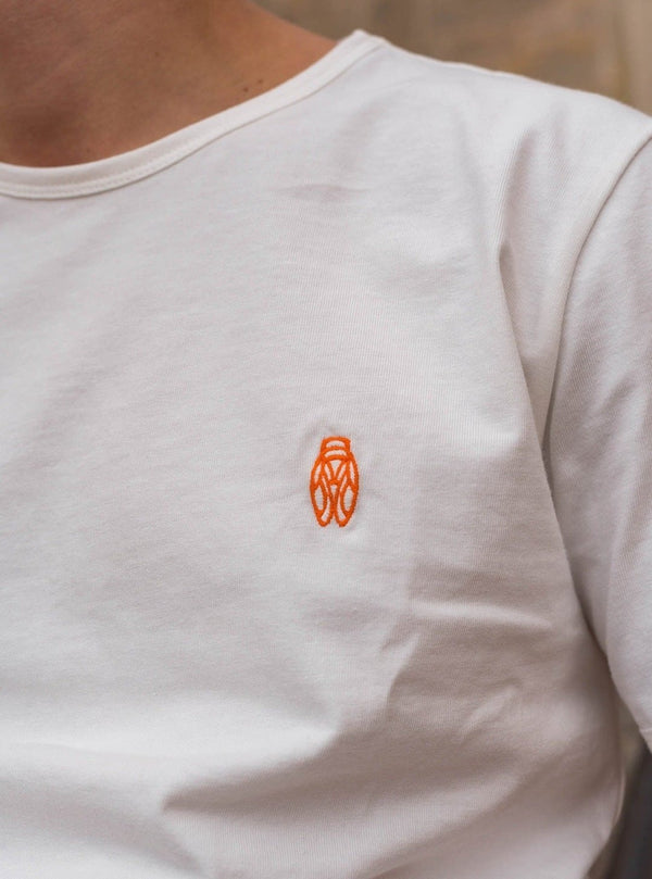 T-Shirt Homme Cigale Orange - Fabriqué en Provence - Sudist 