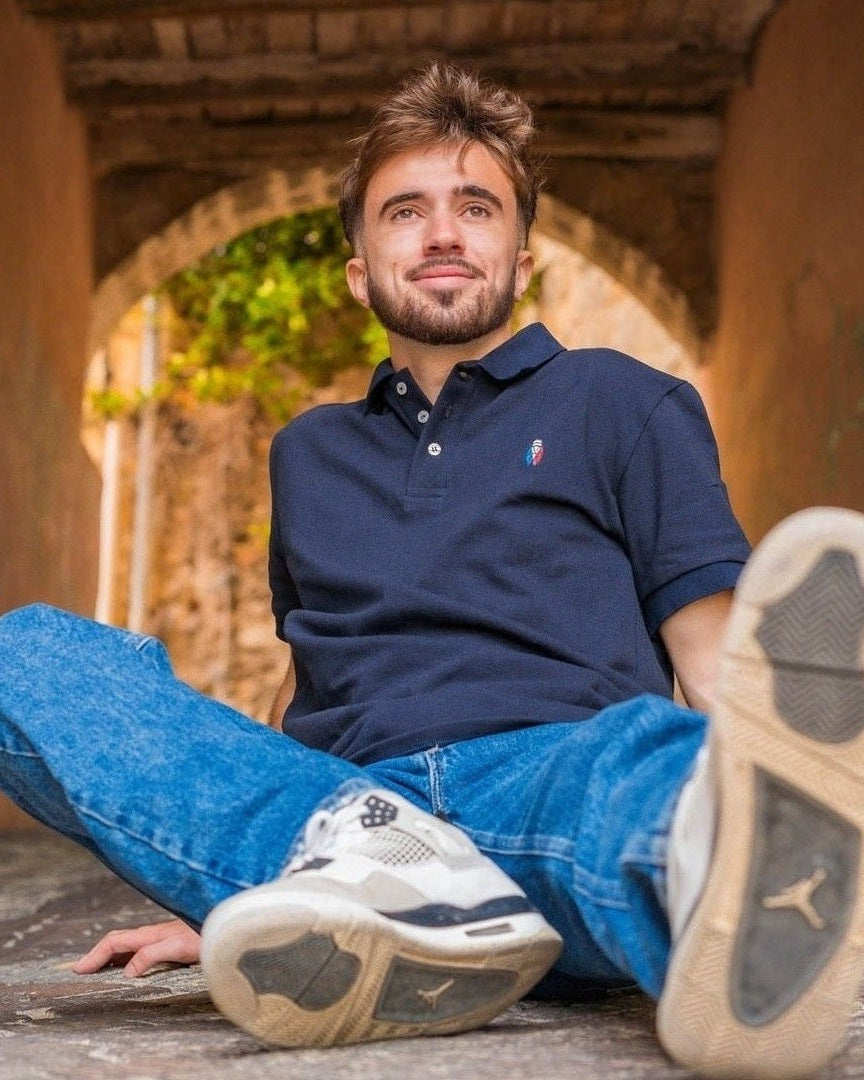 Polo Cigale Tricolore Fabriqué en Provence - Sudist